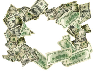 Dollar bill. Washington american cash. Usd money background. Money falling.