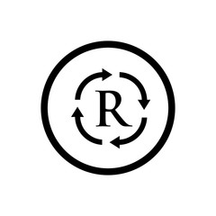 trash can icon vector design symbol