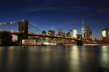Obraz na płótnie Canvas new york brooklyn bridge