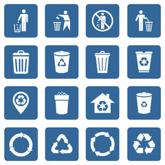 trash can icon vector design symbol
