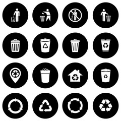 trash can icon vector design symbol