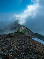 北アルプス後立山連峰縦走路