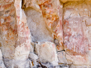 Cave paintings in Patagonia, Argentina, Cueva de las Manos