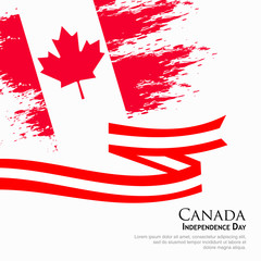 Canada flag vector. can be used for Independence Day celebrations or other events