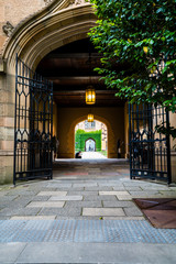Archway at Sydney University in the quadrangle