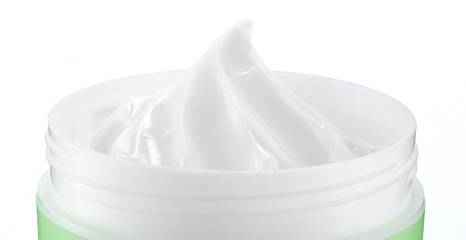 Moisturizing Cream close up -A cream is a preparation usually for application to the skin.