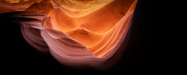 Fotobehang Kleurrijk Antelope Canyon-patroon © Mythaiphotography