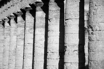 Colonne del Tempio Dorico di Segesta (Trapani, Sicilia) 