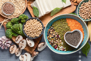 Healthy food for vegans and vegetarian.