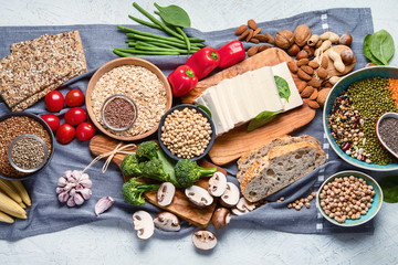 Healthy food for vegans and vegetarian.