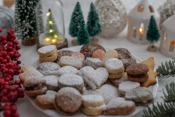 traditional home made sweet German Christmas Cookies 