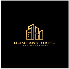 Letter ZO With Building For Construction Company Logo