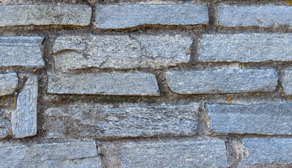 Old wall made of natural stone