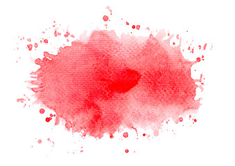 brush splash watercolor on paper.