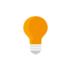 light bulb idea isolated icon vector illustration design