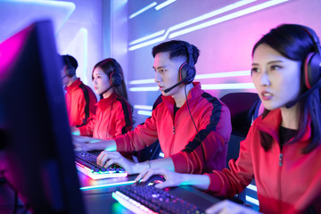 pro cyber sport gamers team
