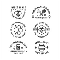 Badge honey bee natural product