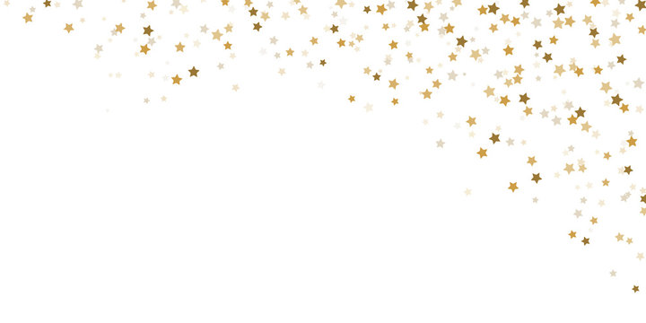 confetti stars background for christmas time