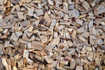 Detail Shot of Woodchip Mulch