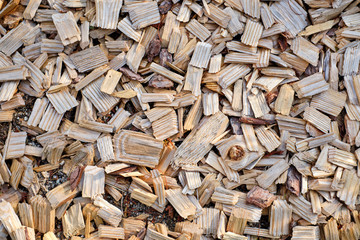 Detail Shot of Woodchip Mulch