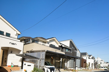 Fototapeta na wymiar 東京近郊の住宅街
