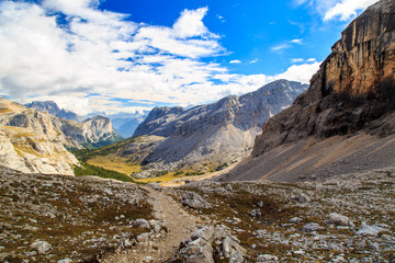 The beautiful Fanes plan in the Fanes-Sennes-Braies natural park