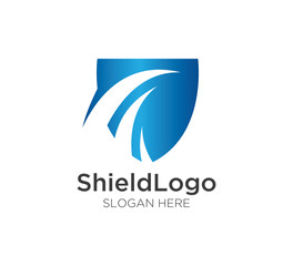 shield logo concept vector design template