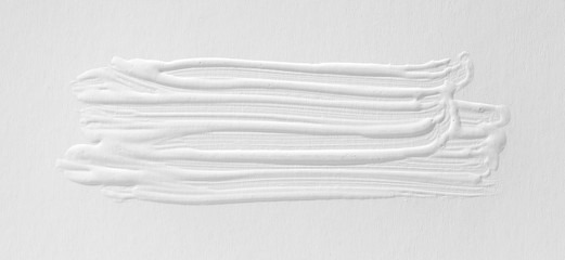 3 d texture of white paint with handmade brush strokes, decor elements for modern design. Abstract...