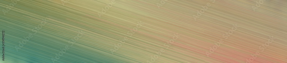 Poster abstract wide header graphic texture with dark khaki, dim gray and sea green colors and space for te
