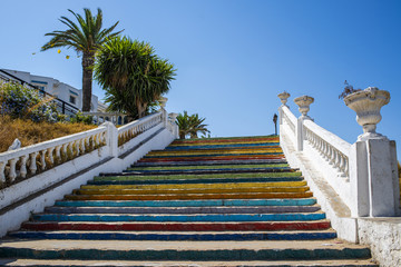 Colorful stairway