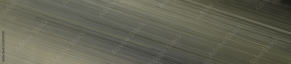 Poster wide header graphic with line texture and dim gray, very dark green and gray gray colors and space for text or image