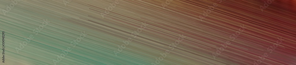 Poster abstract wide banner graphic texture with pastel brown, old mauve and dark sea green colors and spac