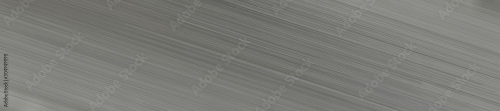 Poster wide banner graphic with diagonal line texture and gray gray, dark gray and dark slate gray colors and space for text or image