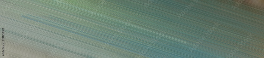Poster wide banner background with diagonal line texture and dim gray, dark gray and dark olive green colors and space for text or image