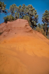 Ocre Quarries In Provence South Of France