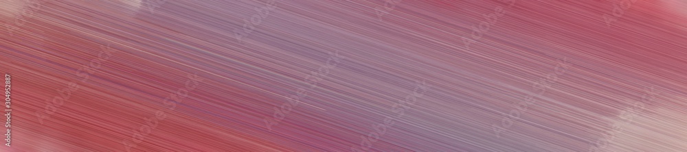 Poster wide banner graphic with diagonal line design and antique fuchsia, pastel purple and dark moderate p