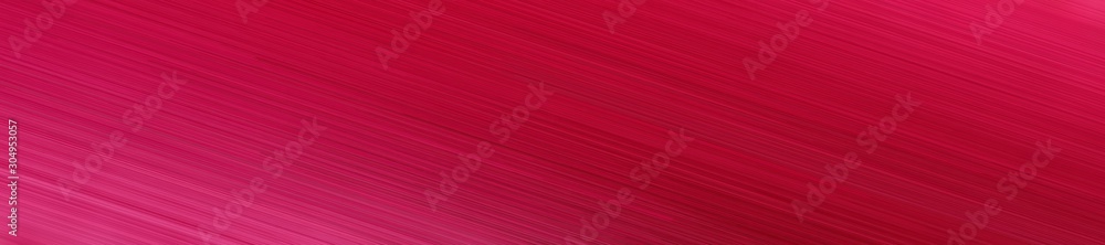 Poster wide banner image with digital line design and firebrick, moderate pink and crimson colors and space