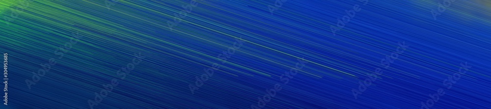 Poster wide banner image with diagonal line texture and midnight blue, teal blue and medium sea green color