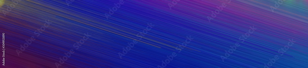 Poster wide banner background with diagonal line design and midnight blue, very dark magenta and teal blue 