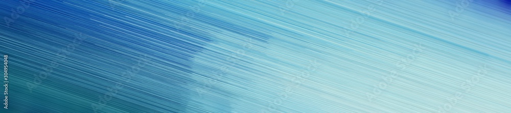 Poster wide header background with line texture and sky blue, teal green and teal blue colors and space for text or image
