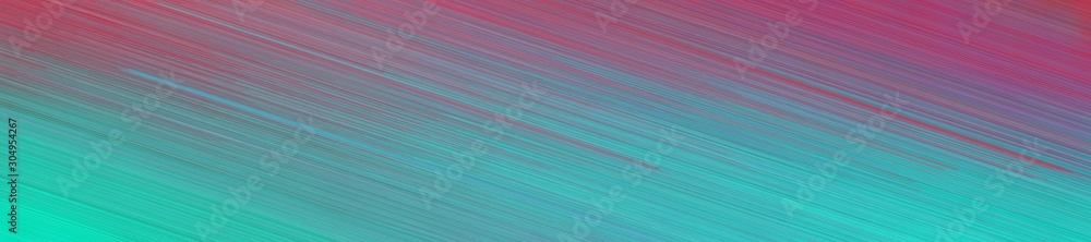 Poster wide banner graphic with digital line design and cadet blue, slate gray and moderate pink colors and space for text or image
