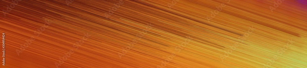 Aufkleber wide banner image with diagonal line design and coffee, dark khaki and dark red colors and space for text or image