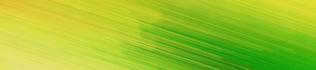 wide header graphic with diagonal line design and yellow green, forest green and dark green colors and space for text or image