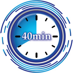 40 minutes icon