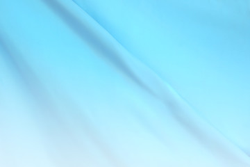 Obraz premium blue cloth background abstract with soft waves