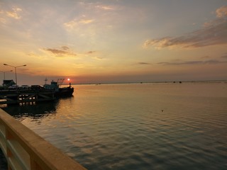 Fototapeta premium sunset on sea