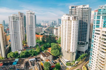 Foto op Plexiglas Bukit Bintang modern buildings and cityscape in Kuala Lumpur, Malaysia © Sanga