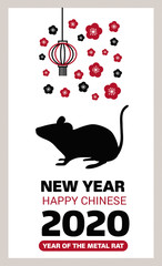happy chinese year of the rat card