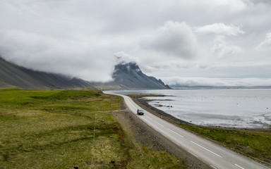 Droga na wybrzeżu Islandii