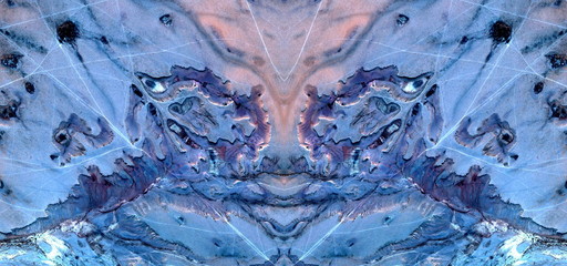 abstract symmetrical photograph of the deserts of Africa from the air, aerial view, abstract...